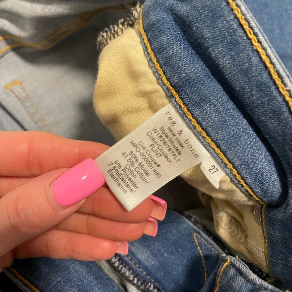 Rag and Bone mid rise skinny jean - Picture 4 of 5